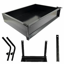 Performance Plus Carts Yamaha Golf Cart Black Steel Utility Cargo Box Kit