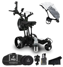 Certified Brands MGI Ai 500 GPS Electric Golf Push Cart Accessory Bundle