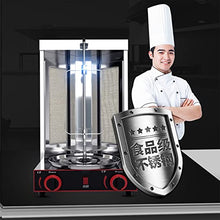 KnoRRs Electric Vertical Broiler, Rotisserie Grills Small Oven Gas Turkish Barbecue 360°Automatic Rotating Grill Universal Kebab Machine for Chicken,Turkey BBQ Grill for Home Party Garden (Full el