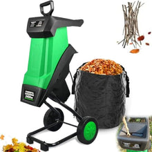 LjlXanthiper 2400w Powerful Leaf Mulcher,Wood Chipper Shredder Machine