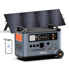Solar Generator, 3600W Power Station for Phone