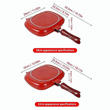 AFPSDLFJDLS Pan Double-Sided BBQ Frying Cookware Stainless Steel Steak Kitchen Accessories Cooking Tools
