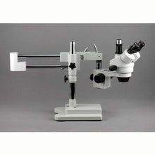 AmScope Professional Trinocular Stereo Zoom Microscope WH10x Eyepieces 7X-45X Magnification