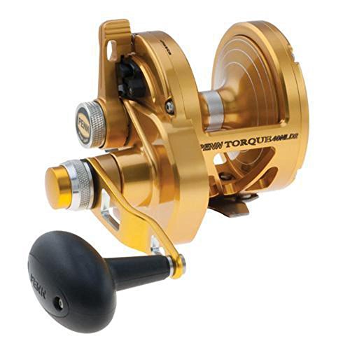 Penn Torque Lever Drag 2 Speed Conventional Reel Gold