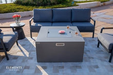 Rocky Concrete Fire Pit 43" x 43" Outdoor Patio Firepit Includes Lava Rocks Modern Fire Pits & Outdoor Fireplaces for Garden, Deck, Indoor & Outdoor Heating