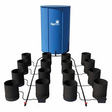 AutoPot 16 Pot GeoPot System with 5 Gallon Fabric Pots Black