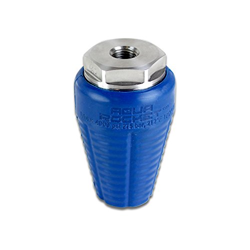 Hydra-Flex, Inc. Aqua-Rocket 4000, Industrial Turbo Nozzle, 4000 PSI Max, 1/4" FNPT Inlet (4.5)
