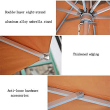 CWENZXDIA Patio Umbrella Aluminum Alloy 8 Ribs Outdoor Umbrella Cloth Patio Beach with Marble Base Outdoor