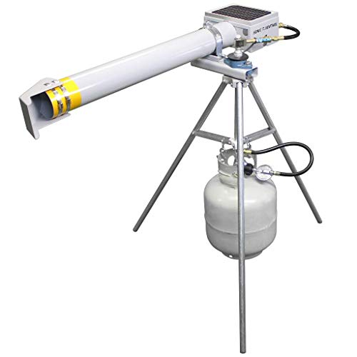 Sonic Sentinel M14-1 Propane Sound Cannon with Rotating Tripod Gray