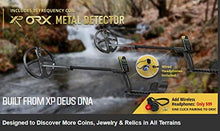 XP ORX Wireless Metal Detector with Back-lit Display + FX-02 Wired Backphone Headphones + 11" X35 Search Coil