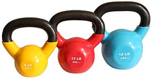 Ader Sporting Goods Ader Vinyl Kettlebell 6 Pcs Set