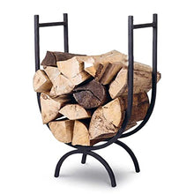 TBLOTYD Heavy Duty Steel Firewood Rack for Outdoor Fireside Storage and Lumber Organization