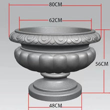 Extra Large Concrete Planter Mold, Heavy-Duty Reusable ABS Molds for Flower Pots, Large Concrete Planter Molds for Indoor and Outdoor Gardening (31.5 Inch)