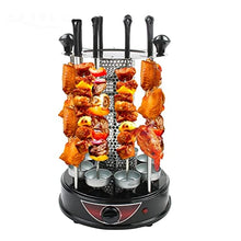 Electric Kebab Grill Machine Automatic Rotating Barbecue Smokeless Oven Rotisserie Roast Domestic Lamb Skewers Heating Stove