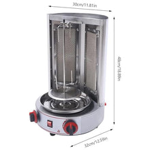 Commercial Shawarma Grill Machine With 360° Rotation & Temperature Control For Home, Restaurant, And Party Cooking