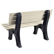highwood Aurora Traditional 4 ft. Park Bench, Whitewash
