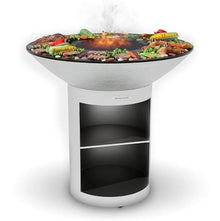 ARTEFLAME 40" Charcoal BBQ Grill and Fire Pit Bundle Stainless