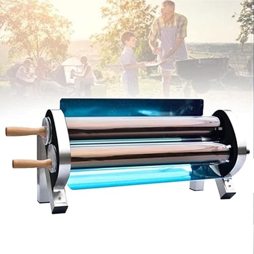 Portable Solar Cooker, Solar Camping Grill, High Efficiency Double Vacuum Tube Solar Oven, 304 Stainless Steel Barbecue Grill, Reusable, Light Powered