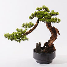 YXIANG56Q Fake Plants Bonsai Pine Tree Artificial Bonsai Tree Fake Plant Decoration Potted Tree Faux Bonsai in Ceramic Potted House Plants for Home Office Desktop Decor Bonsai Tree