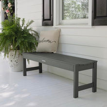 Highwood Lehigh Picnic Garden Bench, 5 feet, Coastal Teak
