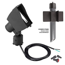 WAC Landscape Lighting, Wall Wash Light LED 120V with Adjustable Beam Angle and Integral Brightness Control 2700K in Black