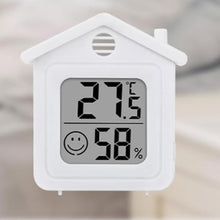 ASWRTYJO ABS Electronic Digital Display Wall-Mounted Indoor Household Thermometer Flower House