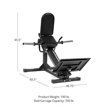 Titan Fitness Plate-Loaded Linear Hack Squat Press Machine