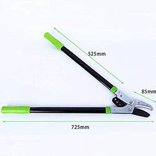 EliteBloom Pruning Shears, Garden Loppers Long Handle Telescopic Hedge Loppers Shears, Rust Resistant Length 730 Mm, Clippers Length 100 Mm, Cutting Diameter 30 Mm,