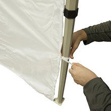 Vispronet 10x20 Aluminum Canopy Tent Kit White - Wind Resistant up to 30mph