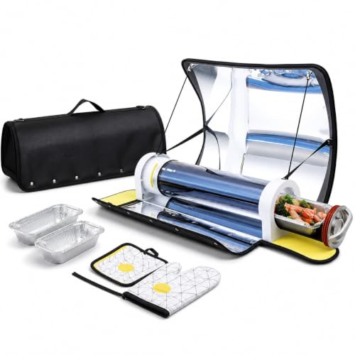 Solar Oven BBQ Cooker - Compact Portable 4.5L Camp Stove for Outdoor Cookin