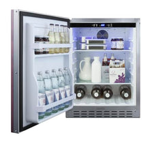 Summit 24” Refrigerator, Built-in, Outdoor Refrigerator, 4.2 cu.ft. Capacity, ADA Compliant, Stainless Steel Cabinet, Panel Ready Door*- AL55OSCSSIFLHD (Panels Not Included) (Left Handed Door Swing)