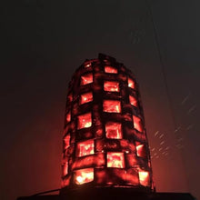 Guernsey Woollens Indoor Fireplace Simulated Charcoal Living Room Home Holiday Decoration Props Red Festive Decoration Electronic Charcoal 3D Fireplace