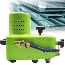 New Small Glass Edger - Electric Glass Edging Machine, DIY Glass Art Corner Grinding Edging Machine, Grind Out Round Beveled Corner Guide/Splayed Edges and Other Shapes 5mm