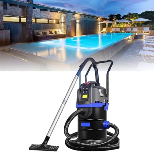 WZUOPG Pool Vacuum Cleaner, 1600 W Suction Machine, Underwater Cleaning Vacuum, Cleaning and Maintenance Tools of Pool Machines, Filter Equipment Cleaning Machine