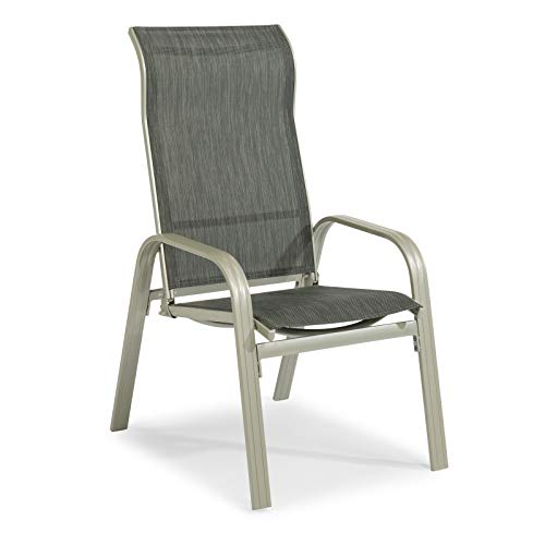 Homestyles 5 Piece Outdoor Dining Set 48" Table Grey