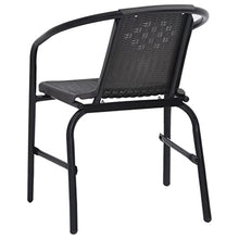 FUDUGEHMIOFWFJJ Garden Chairs 8 pcs Outside bar stools,Outdoor Chairs,Patio Set,Outdoor Chairs Set of 2,Outdoor Patio,Outdoor bar stools,Plastic Rattan and Steel 242.5 lb