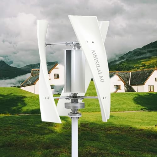 AISINILALAO 6800W Vertical Wind Turbine Generator 220V-12V Low Noise