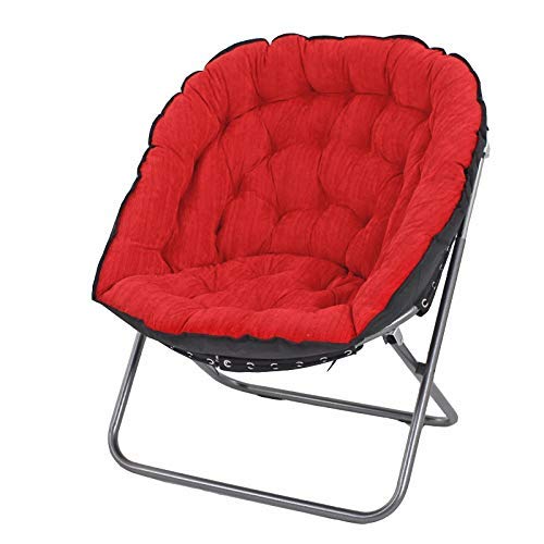 Renovation House Chairs Lounge Chair Folding Chair Lunch Break Chair Office Lazy Chair Leisure Sofa Chair 70 * 75 * 90cm Durable (Color : Black)