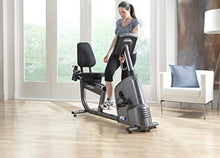 Life Fitness RS1 Recumbent Indoor Cycling Exercise Bike with Track Connect Console Gray