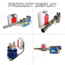 ALSUP 15L Portable Pulse Jet Fogger Machine, Thermal Water Spray Electric Sprayer with Dual 3D Heat Dissipation & Double Tube Cooling for Farm Garden Control Fogging 100