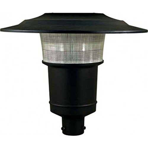 Dabmar Lighting GM650-B-MT Powder Coated Cast Aluminum Architectural Post Top Light Fixture, Black Finish