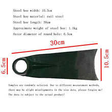 GAORUIFENG Garden Digging Hoe Handle Hoe for Small Pickaxe Hoe with Handle Pick Axe for Garden Hoe Head (4 Pieces) Metallic A 1726cm (Metallic 10.5 * 30cm)