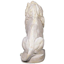 Design Toscano Stately Chateau Lion Sentinel Garden Statue Right Antique Stone Finish