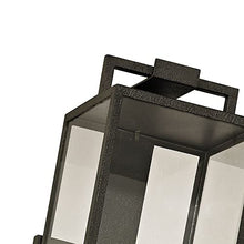 Beckham 4-Light Outdoor Wall Sconce - Forged Iron Finish - Clear Glass