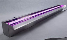 American Pond 36" Stainless Steel Waterfall Spillway Weir 6000 GPH Includes Color Controllable LED Light Strip