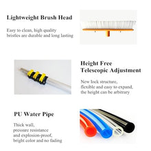 DHXIAMZ Window Cleaning Equipment, Solar Panel Cleaning kit Window Cleaning kit, extendable Window Cleaning Pole, Portable Swimming Pool Cleaning Brush w/Adjustable Head,Brush fo
