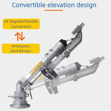 360° Rotating Impulse Impact Sprinkler, 50mm Impact Sprinkler with 5 Replacement Nozzle & Welding Francs, Efficient Irrigation & Rotate Uniformly, for Industrial Agricultural Irrigation