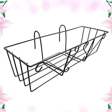 Hanging Balcony Flower Pot Brackets Holder Box Stand Rack Railing Shelf Patio Deck Plant Planter Container Accessories 1ZHIWUJIAL-7-10-E