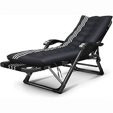 Heavy Duty Folding Recliner Lounge Chair for Beach Balcony and Office