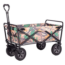 Outdoor Folding Utility Wagon 4 Wheeled Folding Camping Cart, Utility Garden Trolley, Portable Outdoor Handcart with Brake, for Beach Picnic, Load-Bearing 100KG / 220lbs (Style 12)